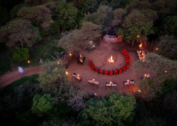 Kraal Dinner Setup